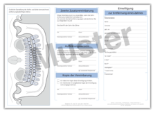 Einwilligung zur Entfernung eines Zahnes 1007024404 Einwilligung zur Entfernung eines Zahnes 1007024404