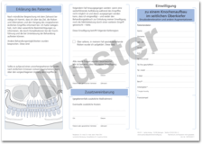 Einwilligung zu einer Sinusliftbehandlung 1007024411 Einwilligung zu einer Sinusliftbehandlung 1007024411