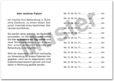 Klappkarte Terminvereinbarung 1007024822 Klappkarte Terminvereinbarung 1007024822