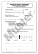 Beiblatt zum Klinischen Funktionsstatus (DIN A4) 1007024833 Beiblatt zum Klinischen Funktionsstatus (DIN A4) 1007024833