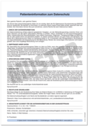 Patienteninformation zum Datenschutz 1007024857 Patienteninformation zum Datenschutz 1007024857