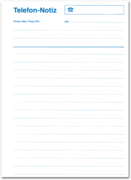 Telefon-Notizblock 1007024801 Telefon-Notizblock 1007024801