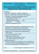Dokumentationsaufkleber Aufklärungspflicht Allgemeine Zahnheilkunde 1007034128 Dokumentationsaufkleber Aufklärungspflicht Allgemeine Zahnheilkunde 1007034128