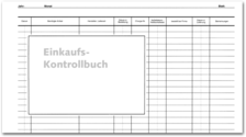 Einlageblätter Einkaufs-Kontrollbuch 1007054202 Einlageblätter Einkaufs-Kontrollbuch 1007054202