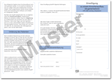 Einwilligung zum Knochenaufbau (Augmentation) 1007024410