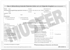 Anmeldeformular - Anamnese (DIN A5 - Querformat) 1007024505