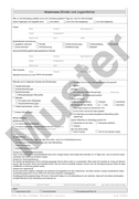 Anmeldeformular - Anamnese (für Kinder und Jugendliche) 1007024509