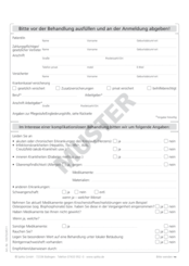 Anmeldeformular - Anamnese / Pflegegrad (DIN A5) 1007024511