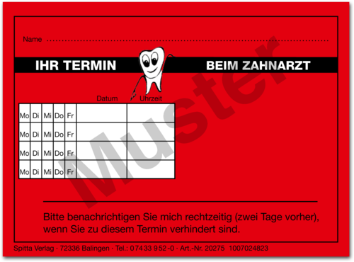 Terminzettel rot 1007024823