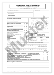 Erhebungsbogen Klinischer Funktionsstatus 1007024832