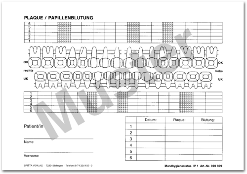 Mundhygienestatus für IP1 1007024835