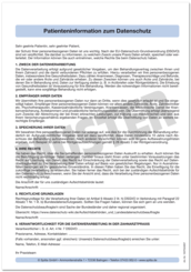 Patienteninformation zum Datenschutz 1007024857