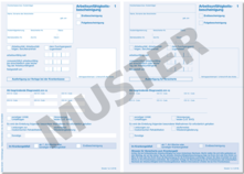 Arbeitsunfähigkeitsbescheinigung für Privatpatienten 1007024858