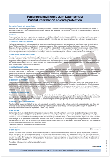 Patienteninformation zum Datenschutz – englisch 1007024859