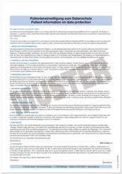 Patienteninformation zum Datenschutz – englisch 1007024859