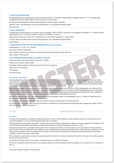 Patienteninformation zum Datenschutz – englisch 1007024859