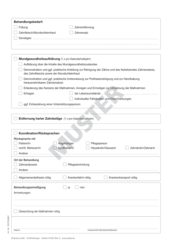 Formular Mundgesundheitsstatus nach §22a SGB V 1007024861