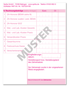 Aufkleber "Heil- und Kostenplan V. Abrechnung" 1007034169