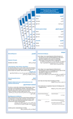 Zahnärztliche Aufklärungsformulare in deutsch-arabisch 1007044113