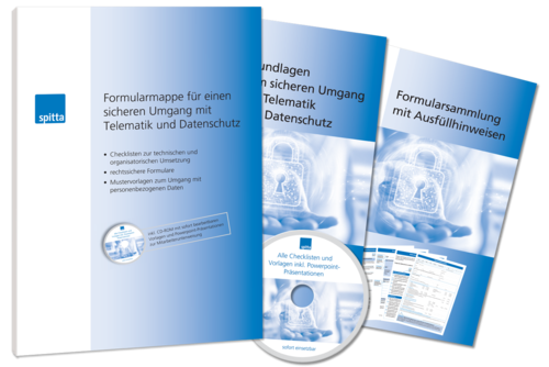 Formularmappe für einen sicheren Umgang mit Telematik und Datenschutz 1007044114