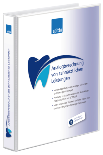 Analogberechnung von zahnärztlichen Leistungen 1006352109