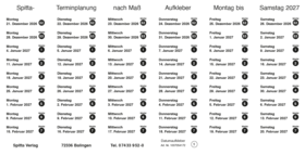 Datumaufkleber 2027 1007054172