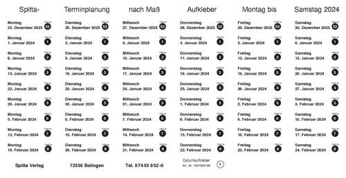 Datumaufkleber 2024 1007054166