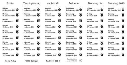 Datumaufkleber 2025 1007054168
