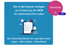 Die 10 wichtigsten Vorlagen zur Umsetzung der MDR 1006437100