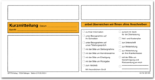 Kurzmitteilung selbstdurchschreibend, 2-fach (DIN lang) 1007024805