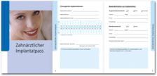 Zahnärztlicher Implantatpass 1007024839