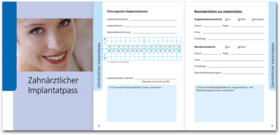Zahnärztlicher Implantatpass 1007024839