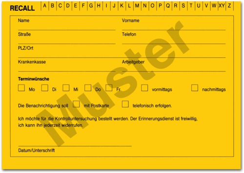 Recall-Karteikarte (DIN A6) 1007024903