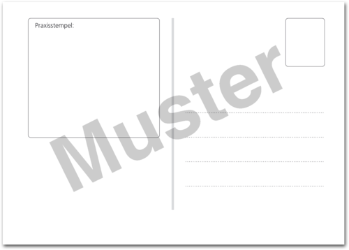 Postkarte "Vereinbarung Kontrolltermin" 1007024906
