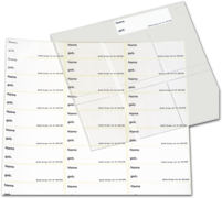 Aufkleber für Röntgensichthüllen (42 Aufkleber pro Blatt) 1007034127