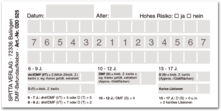DMF-Befundaufkleber 1007034141