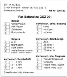 PAR-Befund zu GOZ 0010 1007034153