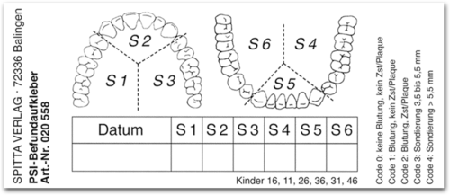 PSI-Befundaufkleber 1007034157