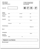 Anschriftenblatt für DIN A5-Karteikarte (selbstklebend) 1007034200