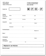 Anschriftenblatt für DIN A5-Karteikarte (selbstklebend) 1007034200