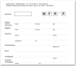 Patientenstammdaten-Aufkleber für DIN-A4-Karteikarte 1007034251