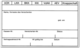 Adressaufkleber Krankenversichertenkarte 1007034252