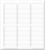 Einlageblatt Patienten-Terminbuch mit Uhrzeit (3-spaltig) 1007054110