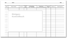 Einlageblätter Röntgen-Kontrollbuch 1007054201
