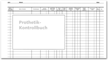 Einlageblätter Prothetik-Kontrollbuch 1007054204