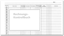 Einlageblatt Rechnungskontrollbuch - nummeriert (5.001-10.000) 1007054206