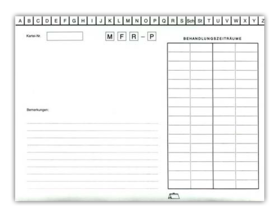 Spitta System Karteikarte mit freiem Anschriftenfeld - für Ärzte (DIN A5) 1007504110