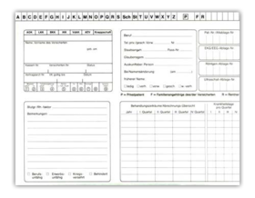 Spitta System Karteikarte mit Adressfeld gemäß Versichertenkarte - für Ärzte (DIN A5) 1007504120