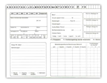 Spitta System Karteikarte mit Adressfeld gemäß Versichertenkarte - für Ärzte (DIN A5) 1007504120