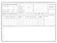 Spitta System Karteikarte (DIN A4) mit Adressfeld gemäß Versichertenkarte - für Ärzte 1007504157